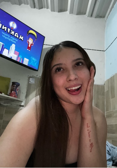 Encantadora, an adult member from Colombia, facing the camera