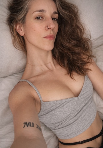 Sky, an adult member from Argentina, during a video conversation